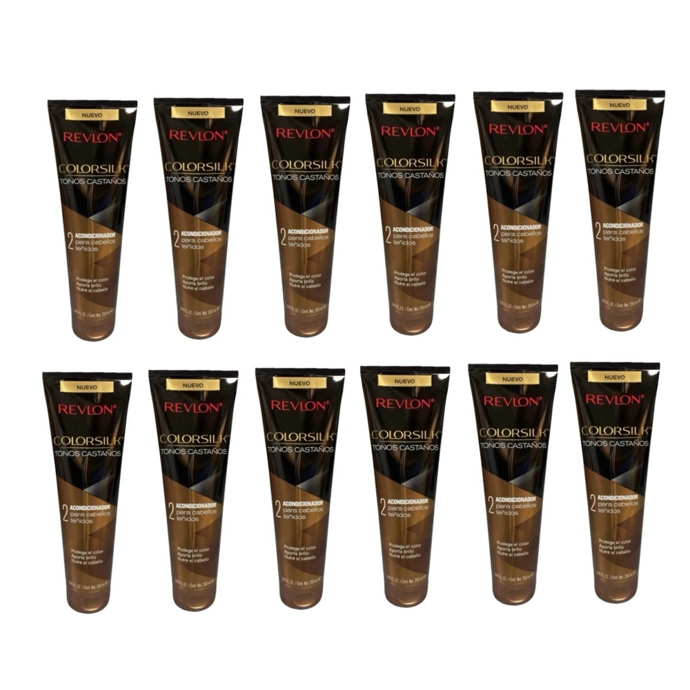 Revlon‎ Colorsilk Brunette Hair Conditioner 8.45 oz Shine Wholesale Lot of 12